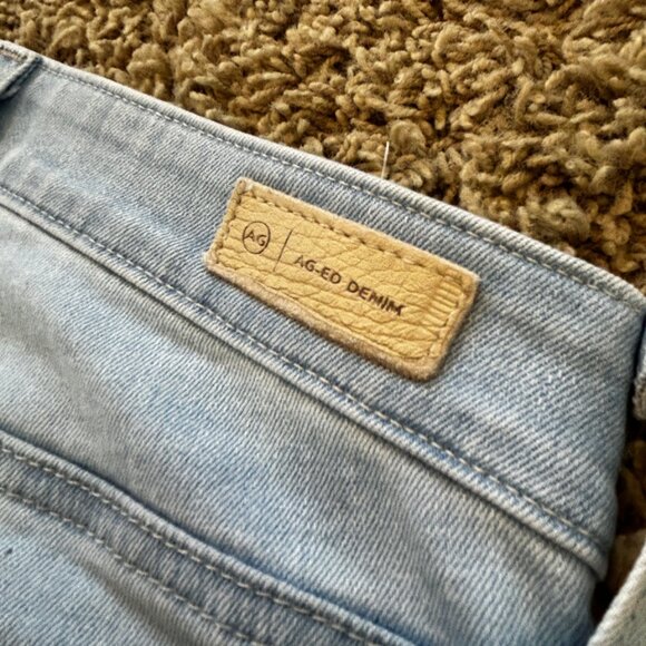 AG ADRIANO GOLDSCHMEID The Mari Crop High Rise Slim Straight Jeans in Size 27 - Picture 6 of 9